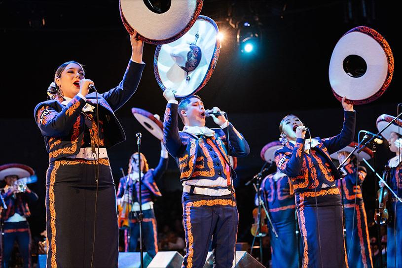 Mariachi Los Paisanos concert in the 世界杯官方app演奏厅